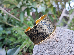 Full Gold crocodile bracelet