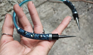 Snake Blue BioniK-Spike Necklace