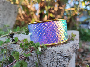 Snake pink holographique bracelet
