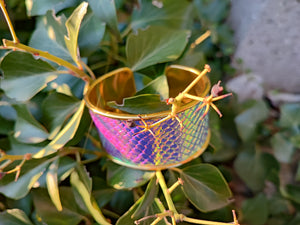 Snake pink holographique bracelet