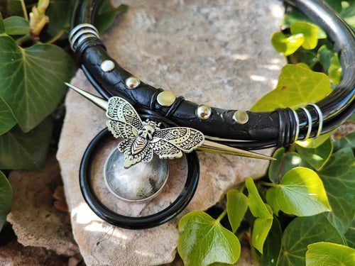 Labradorite & Silver Butterfly Necklace