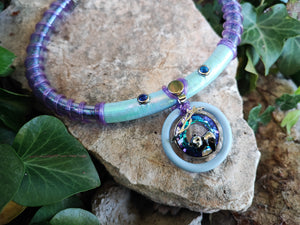 🐼 Blue & purple panda kid'z Necklace