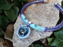 Load image into Gallery viewer, 🐼 Blue &amp; purple panda kid&#39;z Necklace