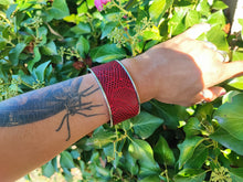 Load image into Gallery viewer, Red snake bracelet