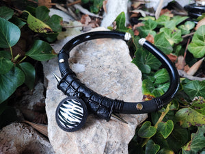 Black Zebra Dark-Jungle Necklace ( Pre-Order )