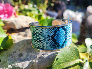 Turquoise snake bracelet