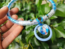 Load image into Gallery viewer, 🐰Turquoise &amp; White Kid&#39;Z Necklace