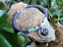 Laden Sie das Bild in den Galerie-Viewer, 🐼 Blue &amp; purple panda kid&#39;z Necklace