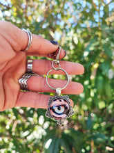 Load image into Gallery viewer, Panther&#39;s Eye Key Ring