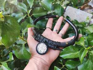 Full black Snake dark-jungle Necklace