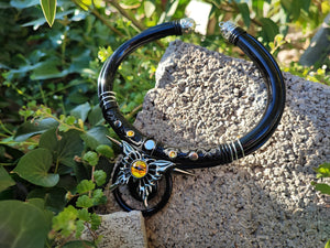 Black onyx Butterfly Necklace