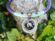 Cargar imagen en el visor de la galería, 🐼 Blue &amp; purple panda kid&#39;z Necklace
