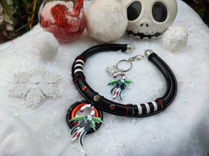 Dark-Christmas Necklace & Key Ring