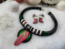 Cargar imagen en el visor de la galería, Dark-Christmas Necklace &amp; Earring